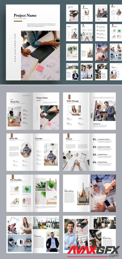 Adobestock - Brochure Layout 518349212