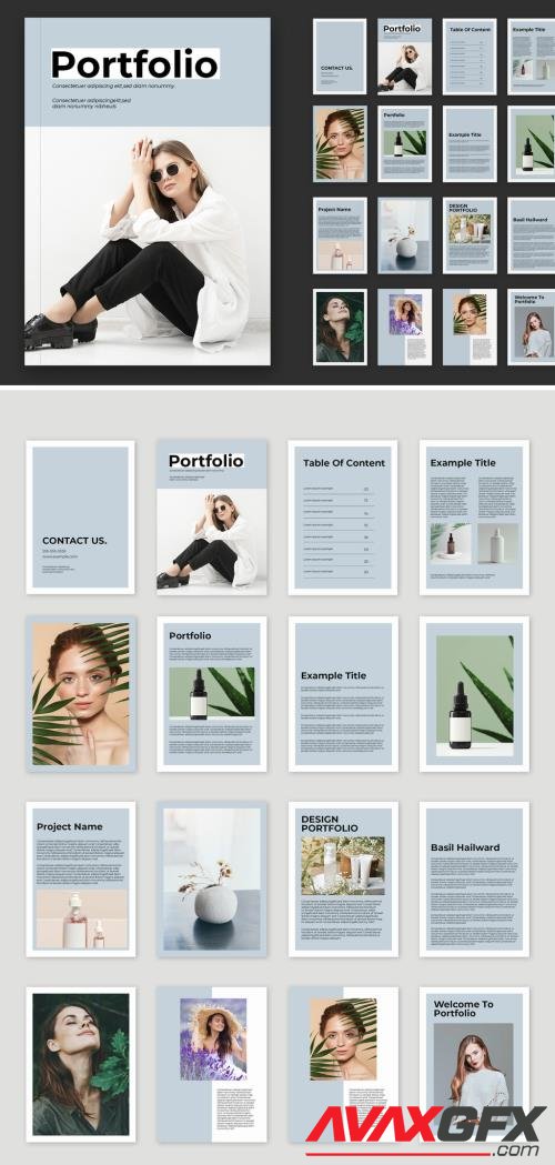 Adobestock - Portfolio Layout 518171301