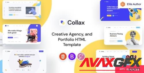Collax - Creative Agency And Portfolio HTML5 Template 39176307