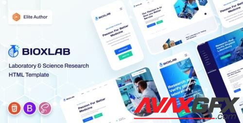 Bioxlab - Laboratory and Science Research HTML5 Template + RTL 38880213
