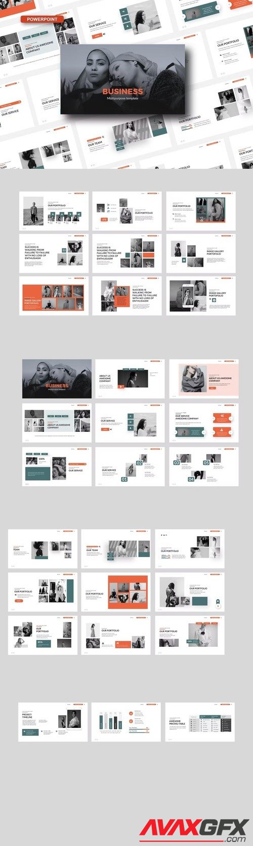 Business Powerpoint Template 8BYZP7Y