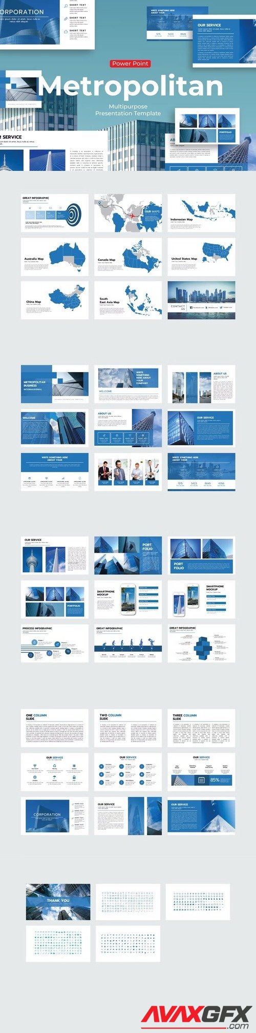 Metropolitan - PowerPoint Template QBGZCCM