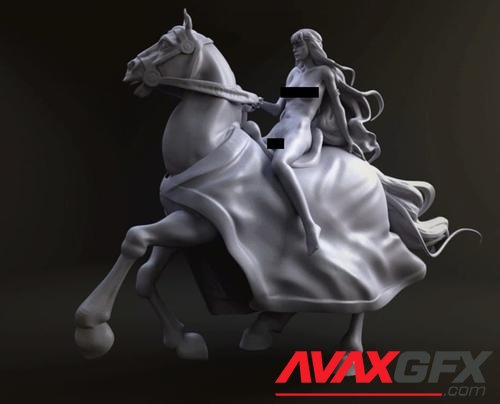 Horse girl – 3D Print