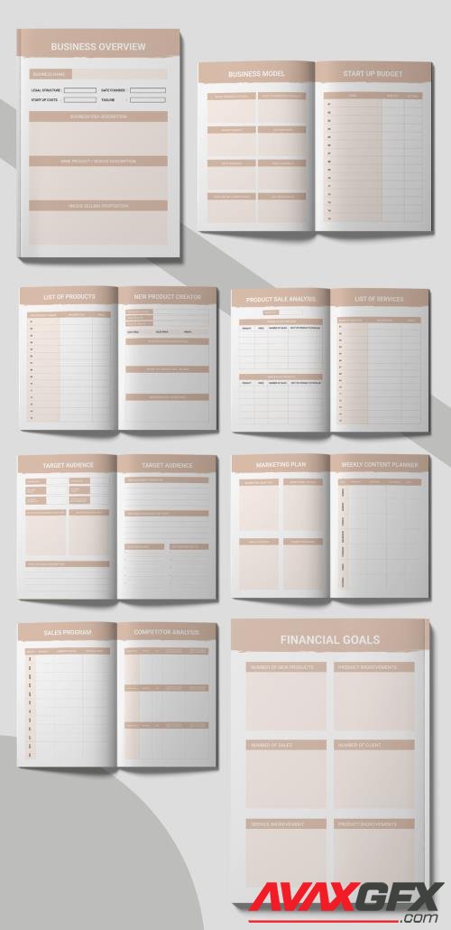Adobestock - Personal Planner Layout 519191646