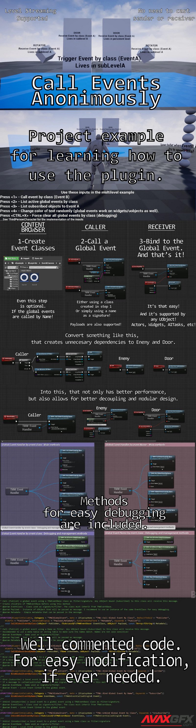 Global Event Handler for UE4