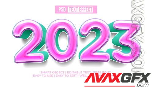 PSD 2023 text style effect vol 5