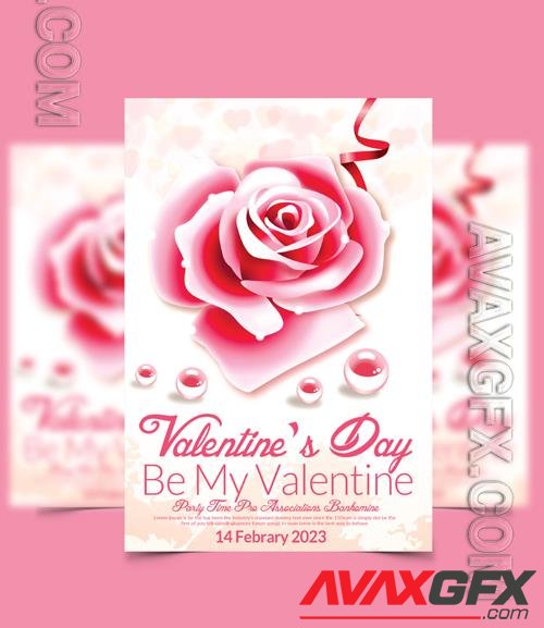 PSD happy valentine day party flyer vol 2