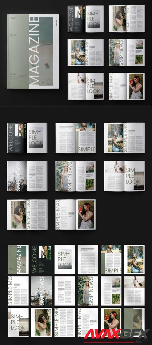 Adobestock - Magazine Layout 519644180