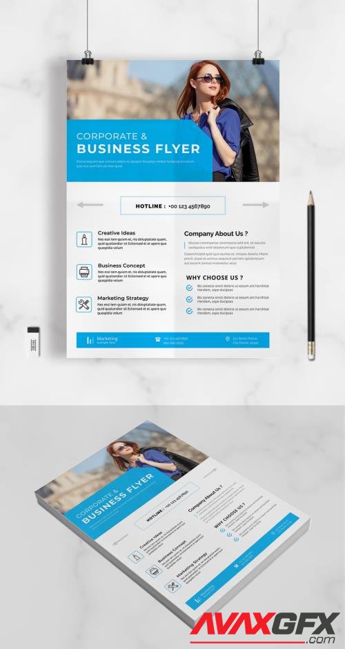 Adobestock - Corporate and Business Flyer 519643778