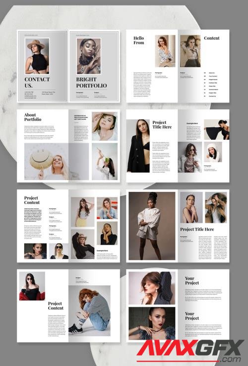 Adobestock - Bright Portfolio Layout 519212571