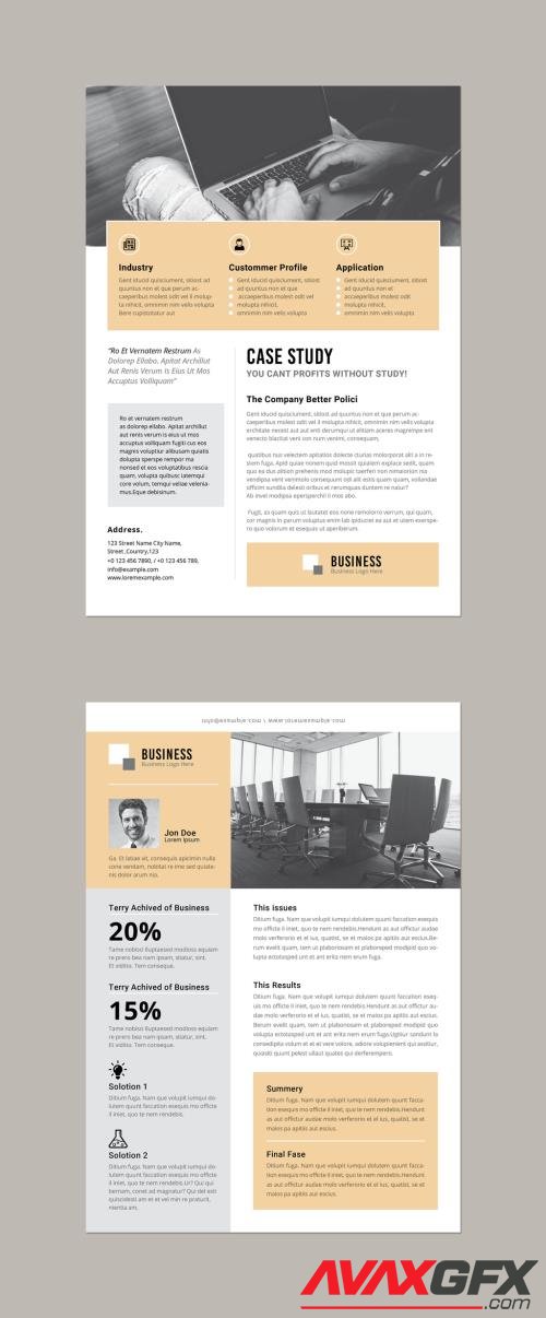 Adobestock - Business Case Study Layout 519227273