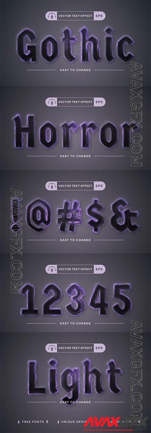 Gothic - editable text effect, font style