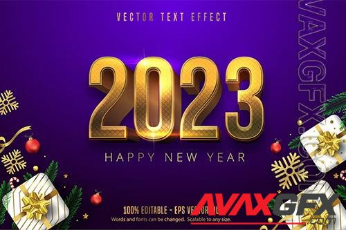 2023 New Year - Editable Text Effect, Font Style