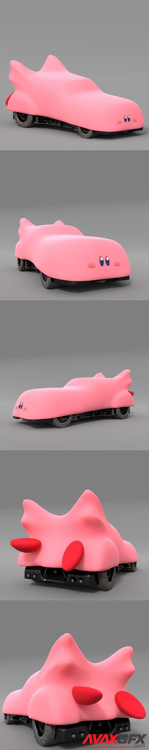 Kirby Batmobile – 3D Print