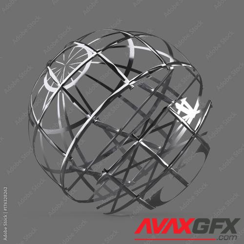 Adobestock - Square metal wire mesh 176328262