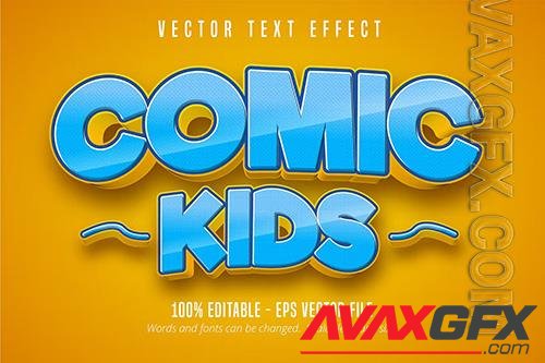 Comic Kids - Editable Text Effect, Font Style