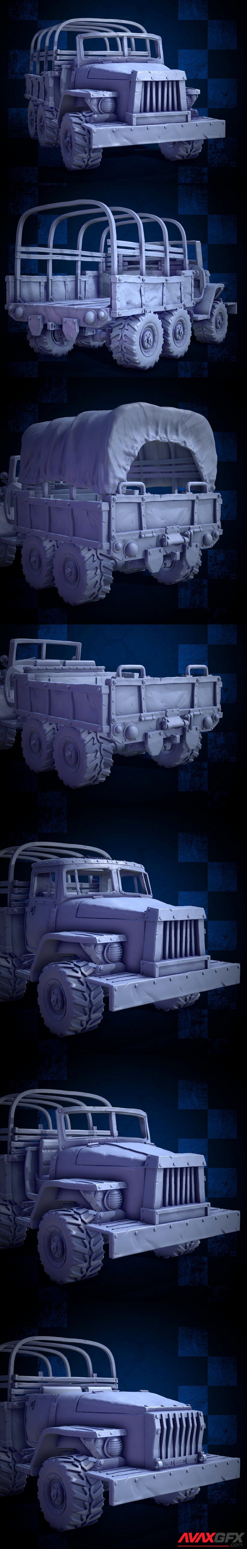 MrModulork's Truck - Kit A - 3D Print Model STL