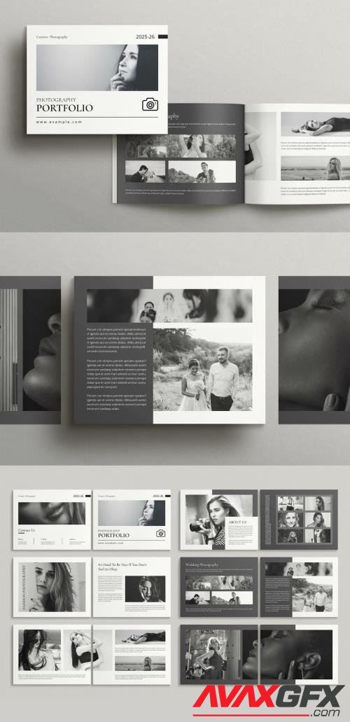 Adobestock - Minimal Portfolio Layout Landscape 519645551