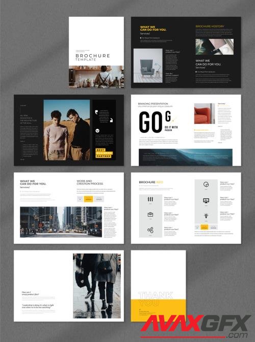 Adobestock - Bifold Brochure Layout 519645423