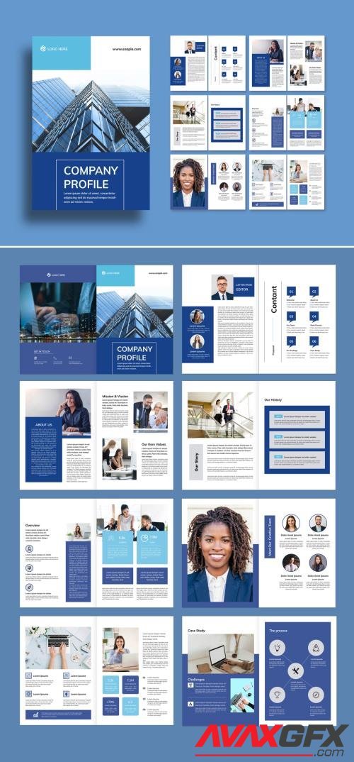 Adobestock - Company Profile Layout 519645424