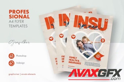 Insurance Agency Flyer Templates PS9SZ9P