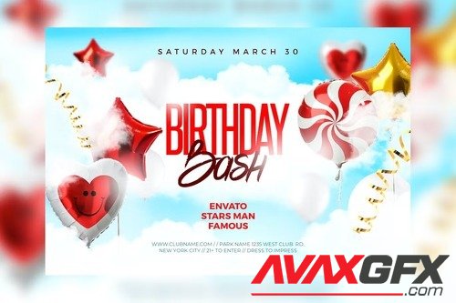 Birthday Flyer UXVNEU2