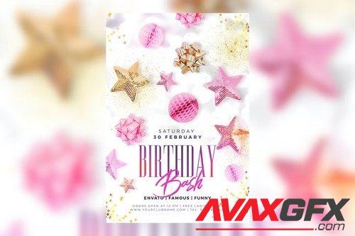 Birthday Flyer VT5962J