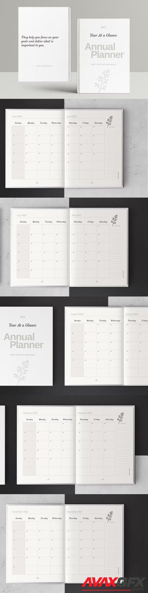 Annual Planner 2023 Template QY67APR