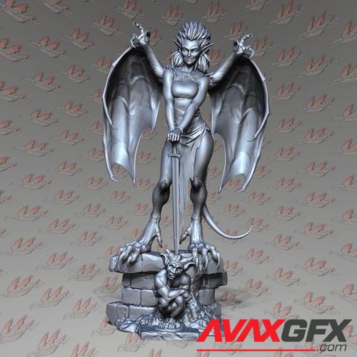 Angela Gargoyle – 3D Print