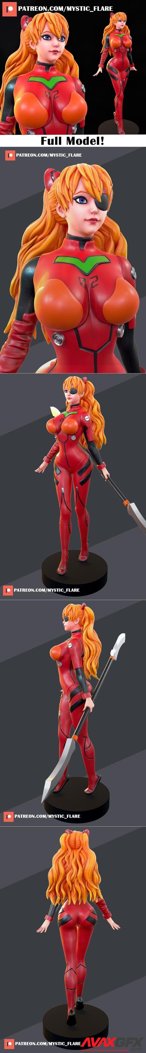 Asuka Langley Sohryu – 3D Print