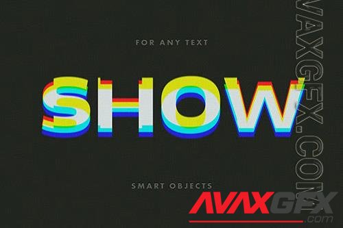 Glitch Text Shift Effect