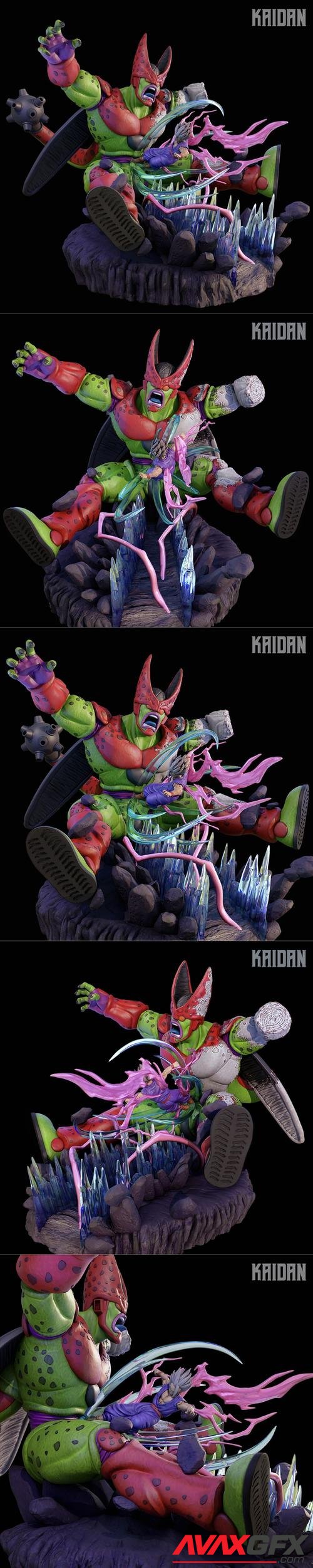 Kaidan - Cell Max vs Gohan Beast Diorama – 3D Print