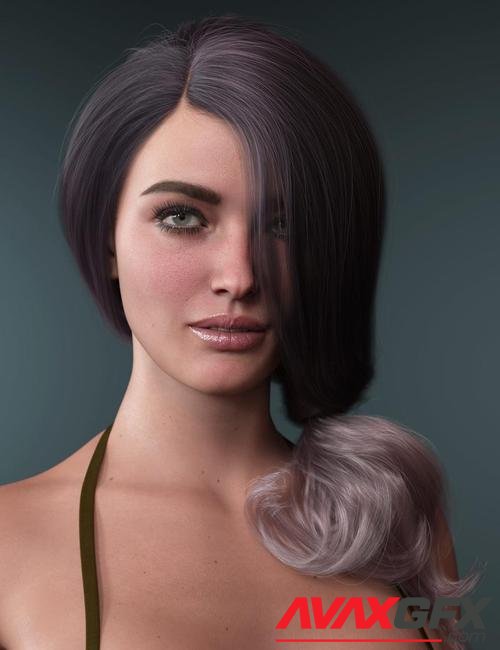 Romantic Side Tail Hair Texture Expansion