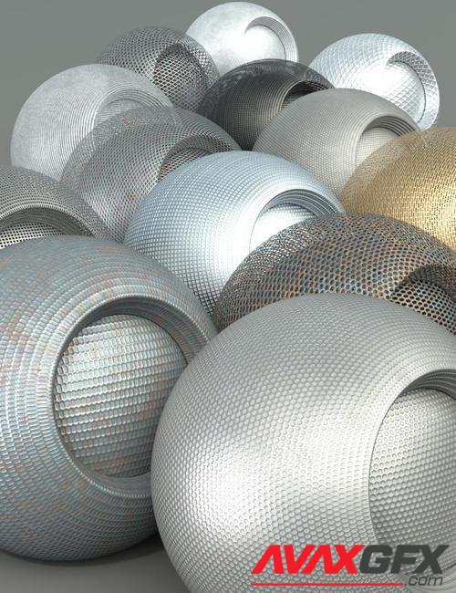 Embossed and Perforated Metal - Iray Shaders