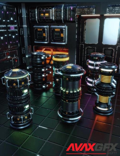 Mix and Match Sci-fi Barrels