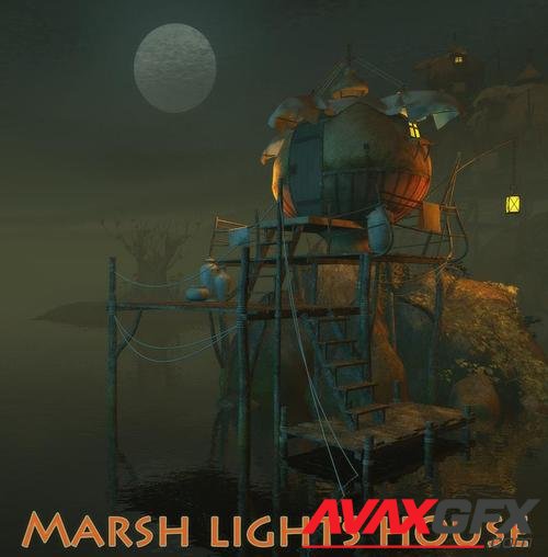 Marsh lights house