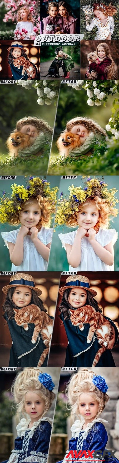 Outdoor Photoshop Actions