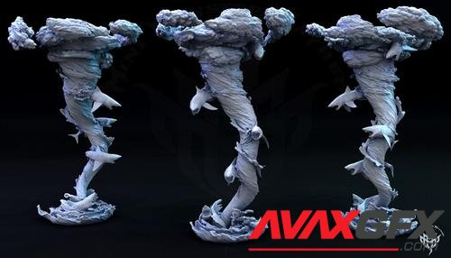 Mini Monster Mayhem - Balewind Shark Vortex – 3D Print