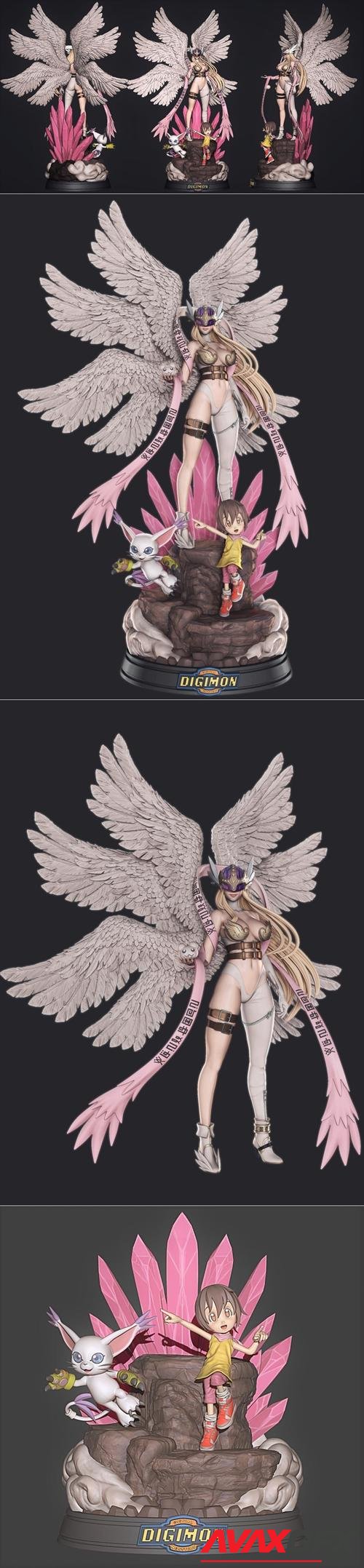 Angewomon - Digimon – 3D Print