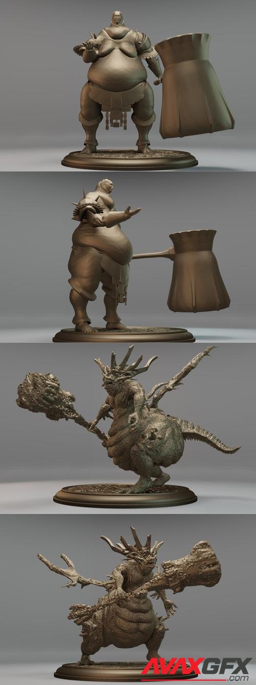 ASYLUM DEMON and Executioner Smough - Dark Souls – 3D Print