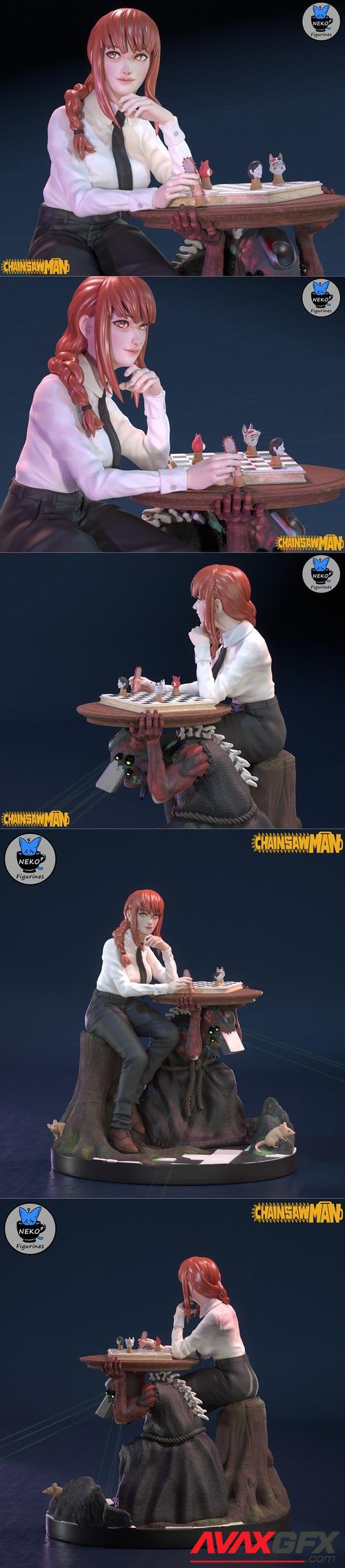 Makima (Chainsaw Man) - Neko Figurines – 3D Print