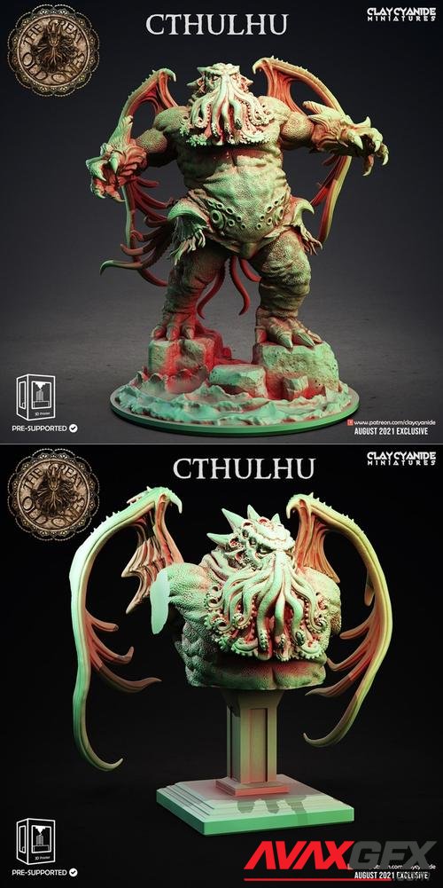 Cthulhu and Cthulhu Bust – 3D Print