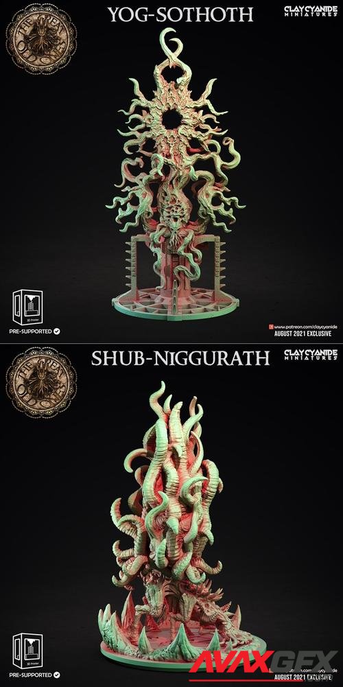 Shub-Niggurath and Yog-Sothoth – 3D Print