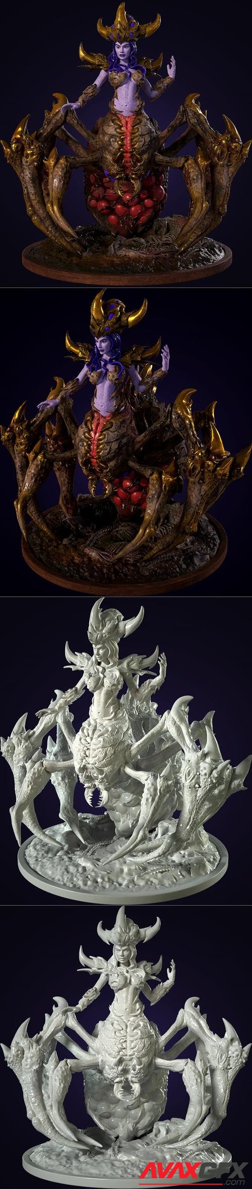 Spider Queen by Hold My Miniatures – 3D Print