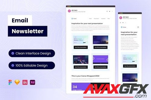 Email Newsletter Template X35FNVS
