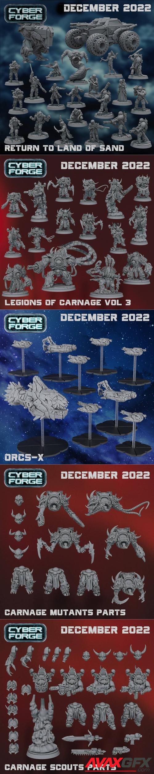 Cyber Forge - Return to Land of Sand December 2022 – 3D Print