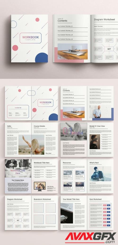 Adobestock - Workbook Magazine Layout 536168160