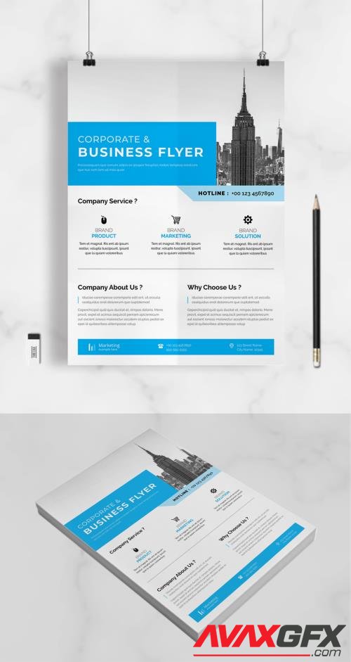 Adobestock - Corporate & Business Flyer 533521140