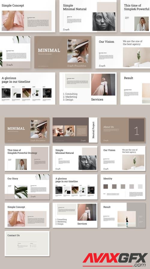 Adobestock - Minimal Simple Presentation 533518289