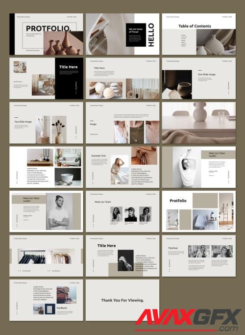 Adobestock - Protfolio Presentation Layout 532852400